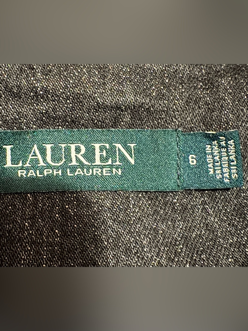 Ralph Lauren Military-Style Jacket - Black Wash Denim w Ornate Soutache Trim (6) - Picture 2 of 14